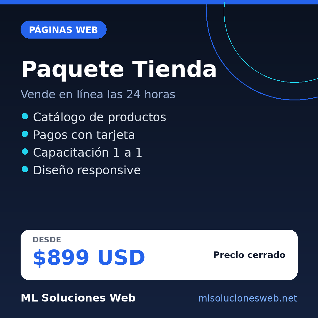 Paquete Tienda